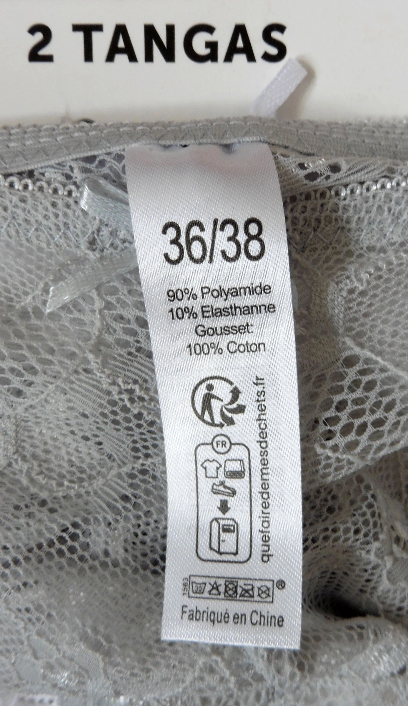 2 lots van 2 kant tanga's maat 36 – photo 3